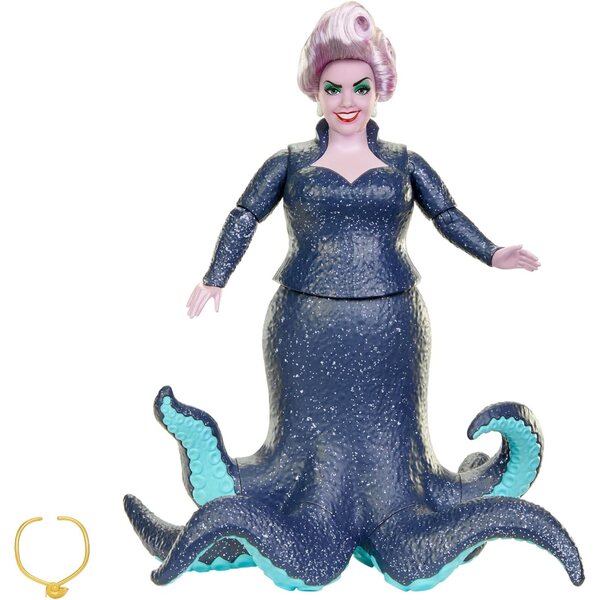 Mattel Disney Arielle la Sirenetta Ursula con Tentacoli Mobili e Dettagli Brillanti