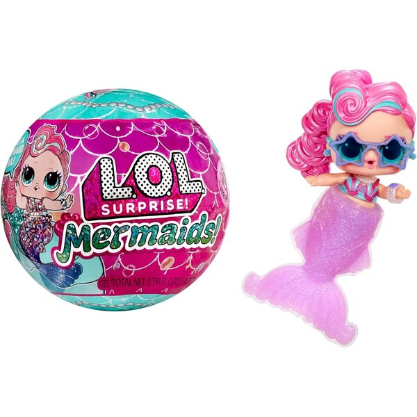 L.O.L. Überraschung! Mermaids Tots: Minipuppen mit farbwechselnden Schwänzen und einzigartigen Accessoires
