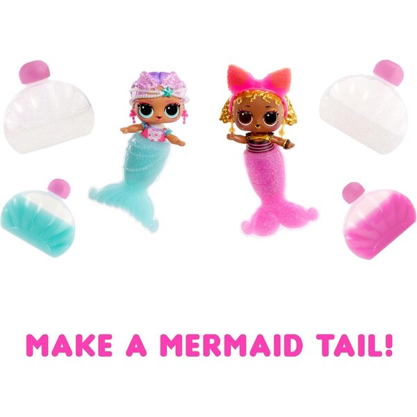 L.O.L. Überraschung! Mermaids Tots: Minipuppen mit farbwechselnden Schwänzen und einzigartigen Accessoires