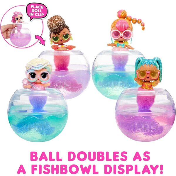 L.O.L. Überraschung! Mermaids Tots: Minipuppen mit farbwechselnden Schwänzen und einzigartigen Accessoires