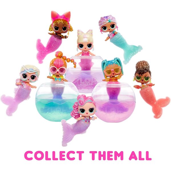 L.O.L. Überraschung! Mermaids Tots: Minipuppen mit farbwechselnden Schwänzen und einzigartigen Accessoires