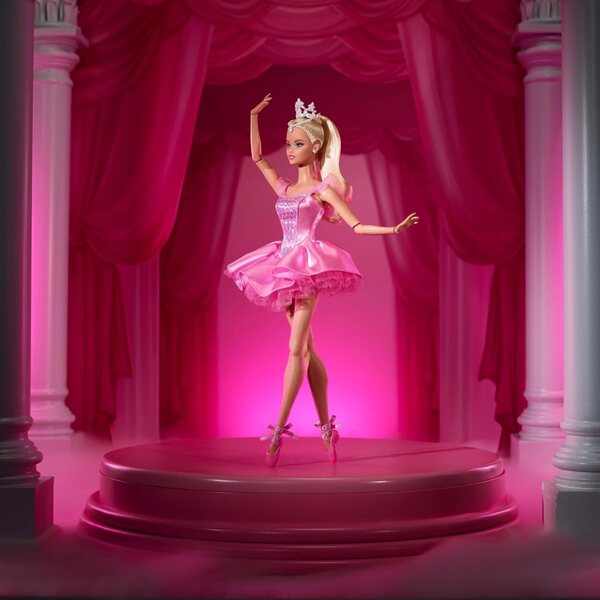 Barbie Signature Ballet Wishes Puppe mit rosa Tutu und glitzernder Tiara
