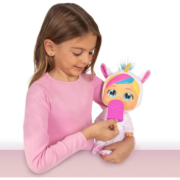 Cry Babies Loving Care Dreamy: Interaktive Puppe mit echten Tränen und abnehmbarem Pyjama 26 cm