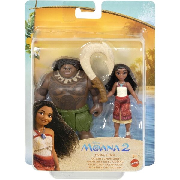 Disney Vaiana 2 Puppen-Set Vaiana & Maui, Disney-Puppen für Kinder ab 3 Jahren