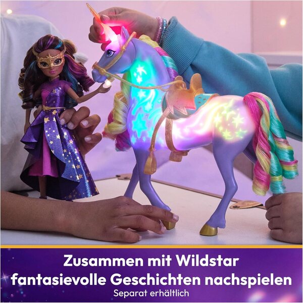 Unicorn Academy Deluxe Knöchelpuppe Sophia 24 cm mit 2 Outfits und Accessoires für Kinder