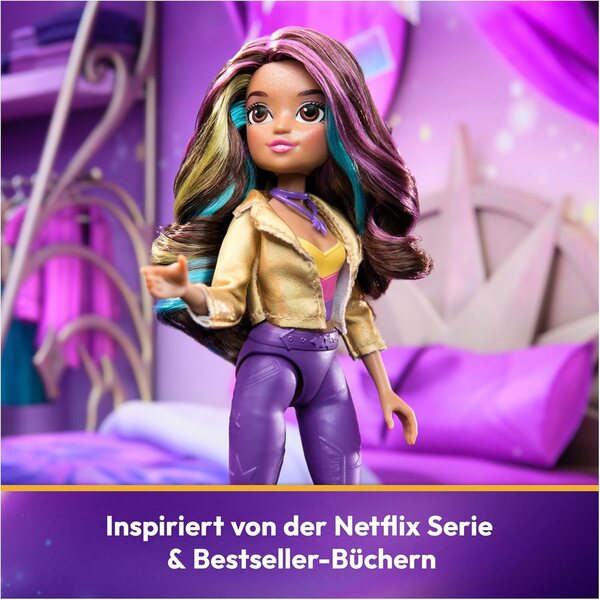 Unicorn Academy Deluxe Knöchelpuppe Sophia 24 cm mit 2 Outfits und Accessoires für Kinder