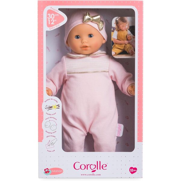 Corolle Mon Premier Poupon Calin Manon – Französische Puppe 30 cm mit Vanilleduft
