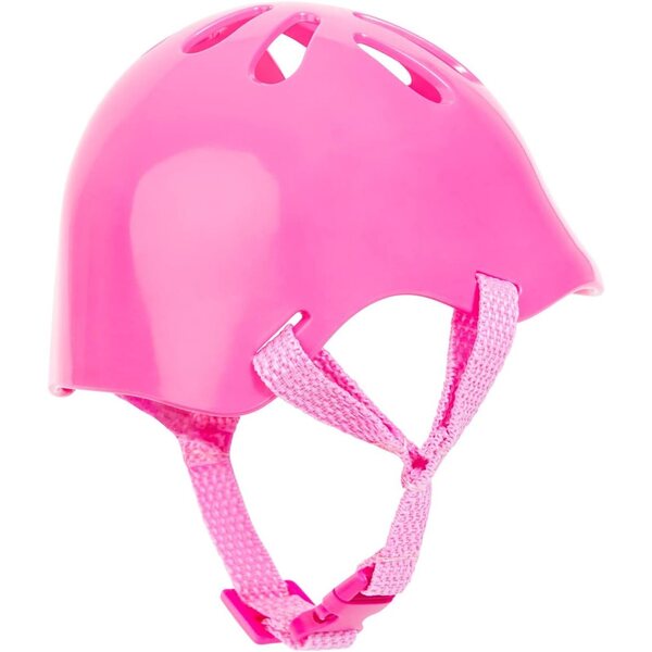 Bayer Design Bambolefahrradhelm rosa regolabile per bambole fino a 43 cm