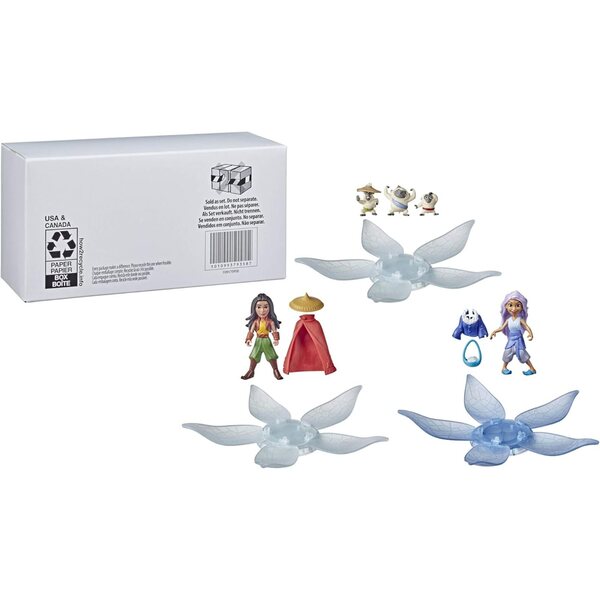 Disney Raya und der letzte Drache Überraschungsbox mit Stofffigur und Zubehör – 3er-Set