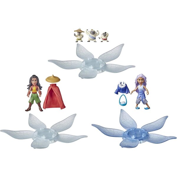 Disney Raya und der letzte Drache Überraschungsbox mit Stofffigur und Zubehör – 3er-Set