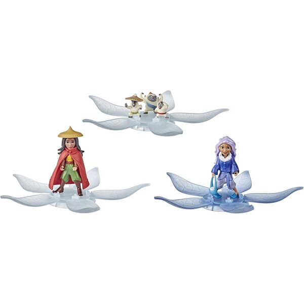 Disney Raya und der letzte Drache Überraschungsbox mit Stofffigur und Zubehör – 3er-Set
