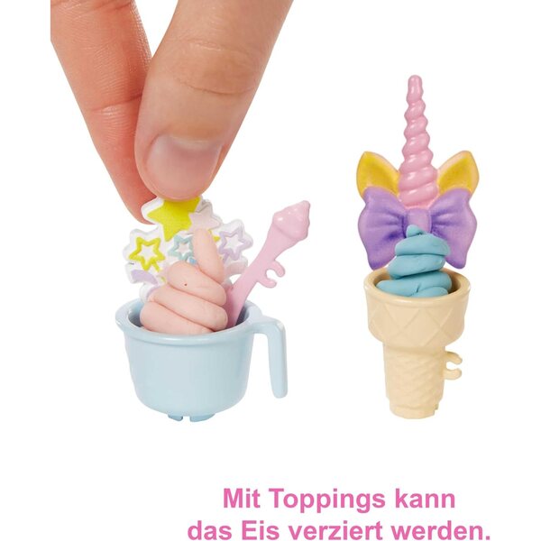 Barbie You Can Be Anything Eisdiele mit Barbie, Eismaschine und Kinderspielzeugzubehör