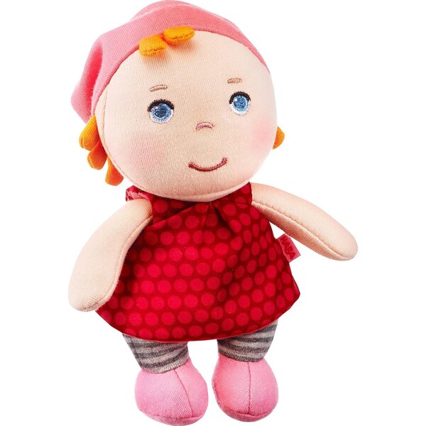 HABA Minipuppe Hertha Poupée morbida e sicura per neonati da 0 mesi in poi
