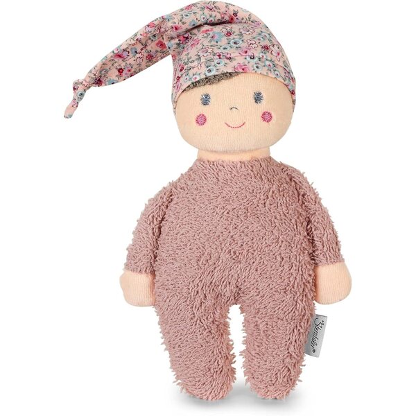 Sterntaler Spielpuppe Ida Rosa с Rassel за бебета, 22x13 см, мека и безопасна