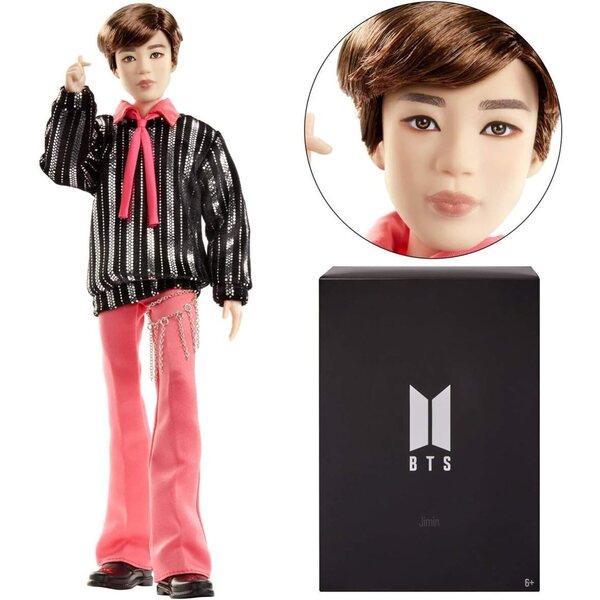 BTS Jimin Offizielle Mattel Fashion Doll 28 cm mit Glam-Rock-Kleid