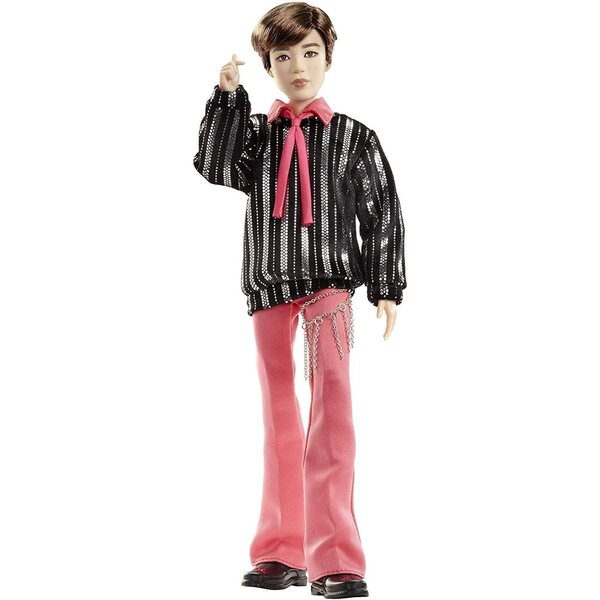 BTS Jimin Offizielle Mattel Fashion Doll 28 cm mit Glam-Rock-Kleid