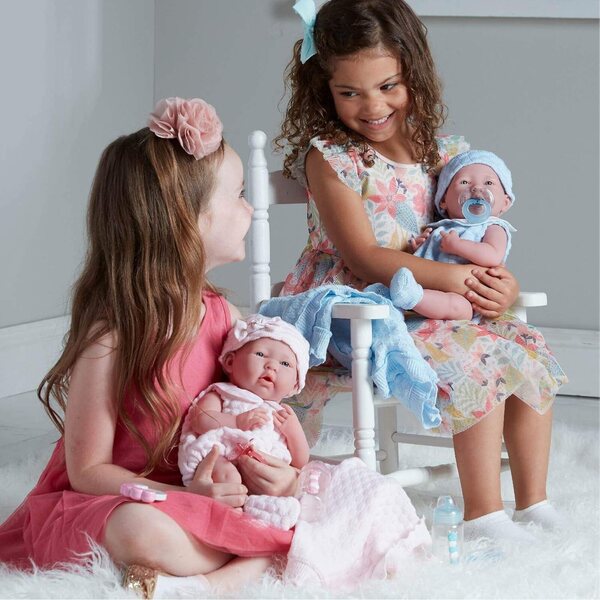 Pupazzo Neonato Realistico Berenguer 38 cm con Vestito a Maglia e Accessori Completi
