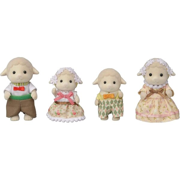 Sylvanian Families 5619 Schaffamilie – Set mit 4 Figuren für Kinder
