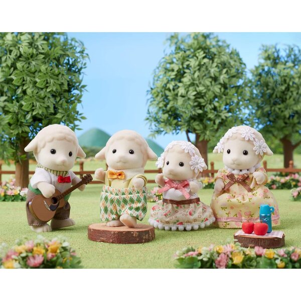 Sylvanian Families 5619 Schaffamilie – Set mit 4 Figuren für Kinder