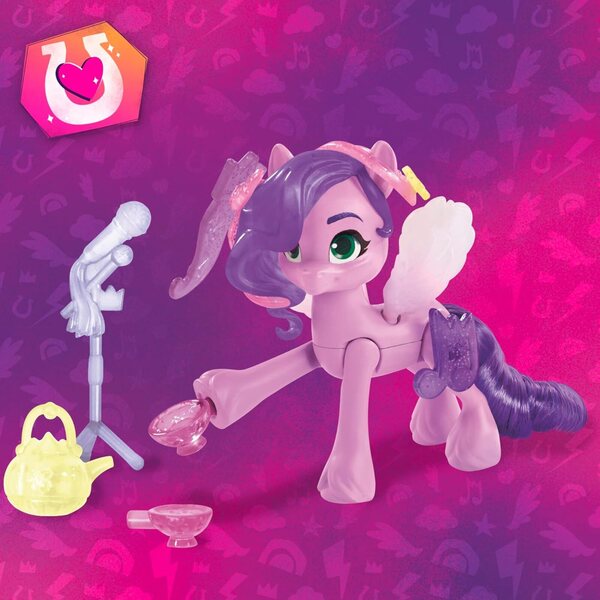 My Little Pony Pipp-bloemblaadjes 7,5 cm met accessoires en schoonheidsmagie