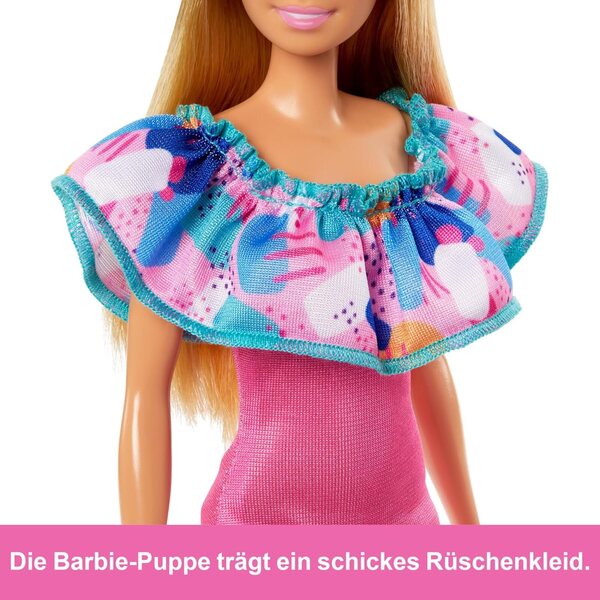 Barbie und Schwester Stacie Set mit Sommeraccessoires, Spielzeug für Kinder ab 3 Jahren