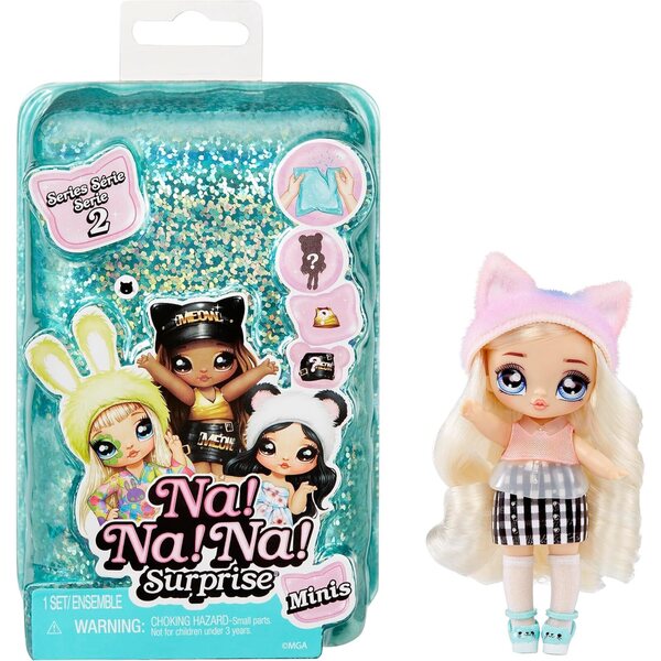 Na Na Na Surprise Minis Series 2 - Модни кукли 10 cm с дрехи и обувки