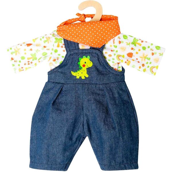 Heless Set Abbigliamento per Bambole con Design Dinosauri 3 Pezzi 28-35 cm