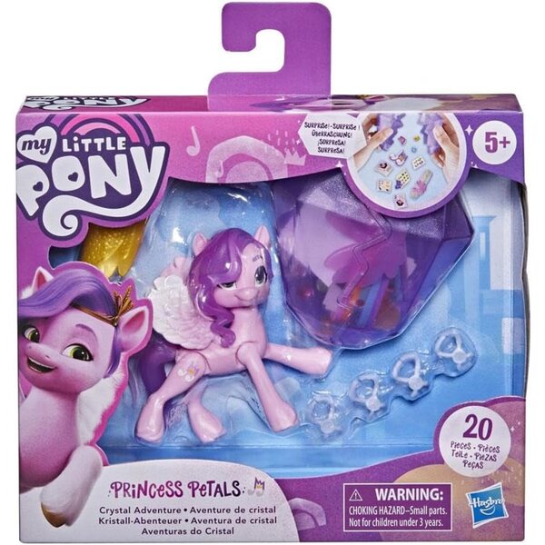 My Little Pony Princess Petals 7,5 cm con Accessori e Braccialetto Amicizia