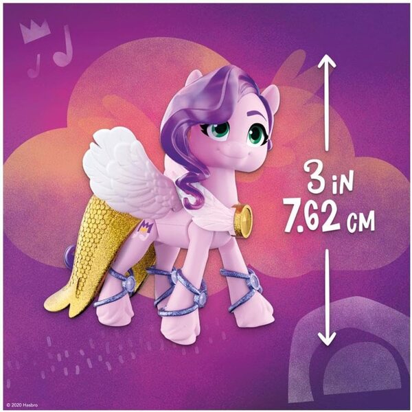 My Little Pony Princess Petals 7,5 cm con Accessori e Braccialetto Amicizia
