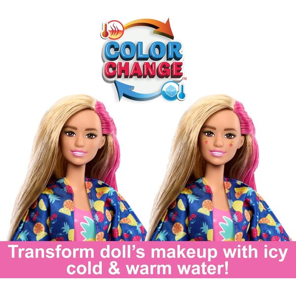 Barbie Pop Reveal Rise & Surprise mit über 15 Überraschungen und Strandaccessoires