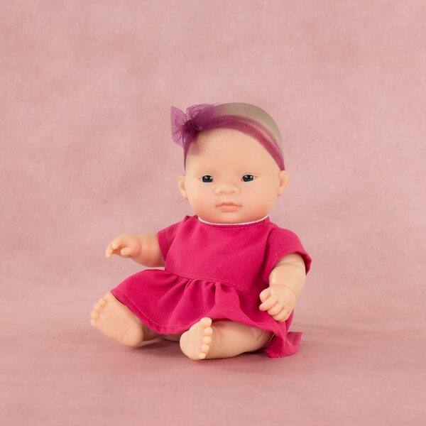 Miniland Pupa 21cm Asiatico, Collezione My Friends & Me, Anatomica e Profumata