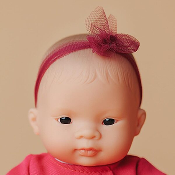 Miniland Pupa 21cm Asiatico, Collezione My Friends & Me, Anatomica e Profumata