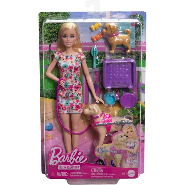 Barbie Duo di Cani con Accessori Completi per Bambini dai 3 Anni
