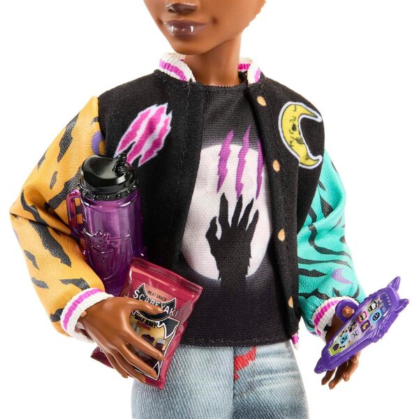 Monster High Clawd Wolf met Gargoyle-Bulldogge en originele accessoires