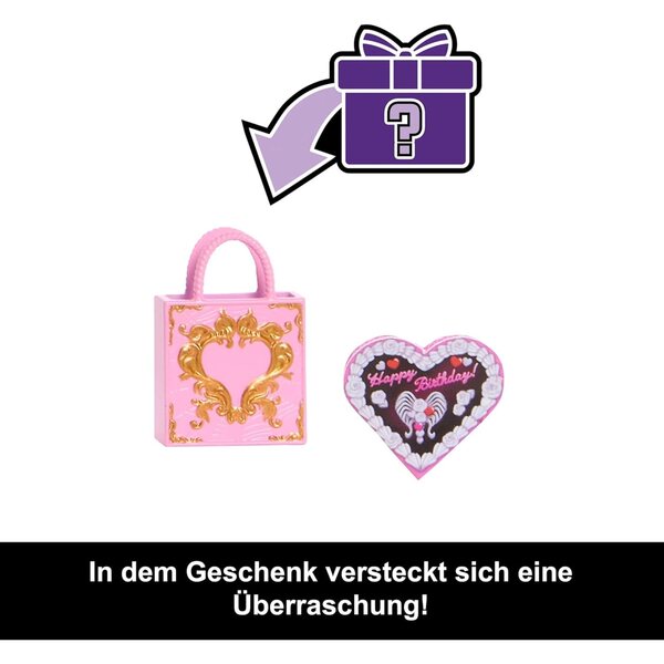 Monster High Cupid Asteria Scary Sweet Birthday con Accessori e Vestito da Festa