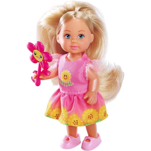 Simba Evi Love Flowers 12 см кукла с рокля на цветя за деца от 3 години
