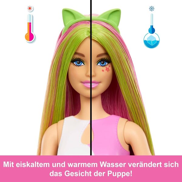 Barbie Pop Reveal Shakes-Serie mit 8 Überraschungen, Duftpuppe und Zubehör