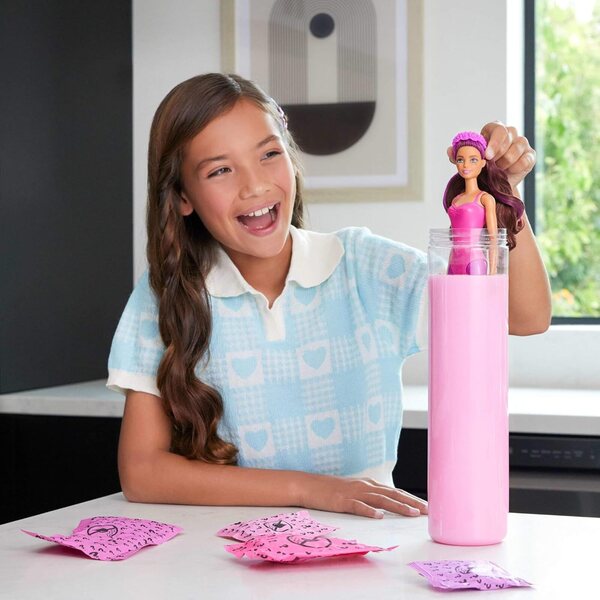 Barbie Colour Reveal Ballerina mit 6 Überraschungen und Farbwechsel – Mode und Spiel