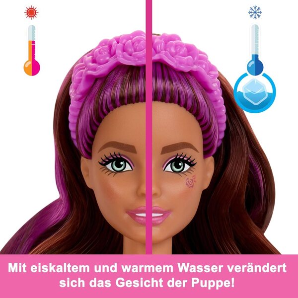 Barbie Colour Reveal Ballerina mit 6 Überraschungen und Farbwechsel – Mode und Spiel