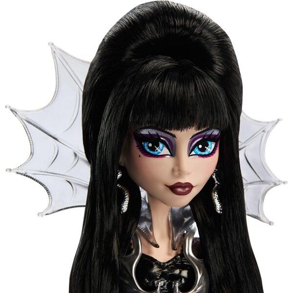 Monster High Elvira Puppe - Lady der dunklen Magie con outfit gotico elegante e accessori