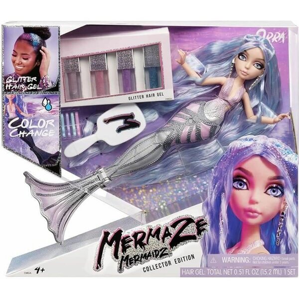 Mermaze Mermaidz Orra: Meerjungfrauenpuppe mit Farbwechsel, Glitzer und Styling-Accessoires