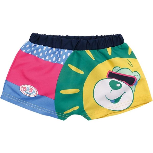 BABY born Holiday Badeshorts per bambole 43 cm in 2 design casuale, estive e colorate