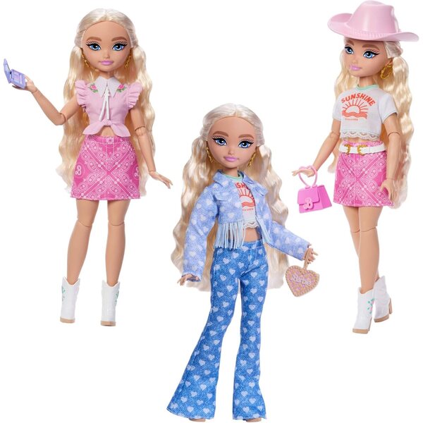Barbie Dream Besties Set Festival-Looks con Moda e Accessori per Bambine creative