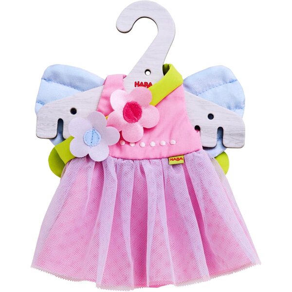 HABA Fairy Magic Puppenkleidung 2-teilig für 30 cm Puppen ab 18 Monaten, Kleid mit Flügeln