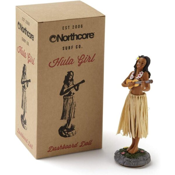 Hawaiianische Hula-Puppe von Northcore: 16,5 cm große Auto-Armaturenbrett-Puppe