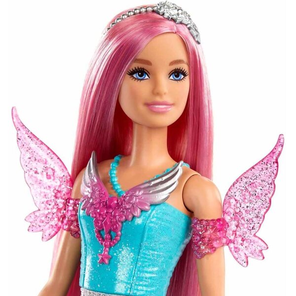 Barbie Malibu mit glitzerndem Kleid, Accessoires und Tieren für Kinder ab 3 Jahren