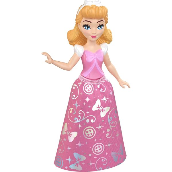 Mattel Disney Princess Pack: 12 kleine bewegliche Puppen in ikonischen Disney-Kleidern