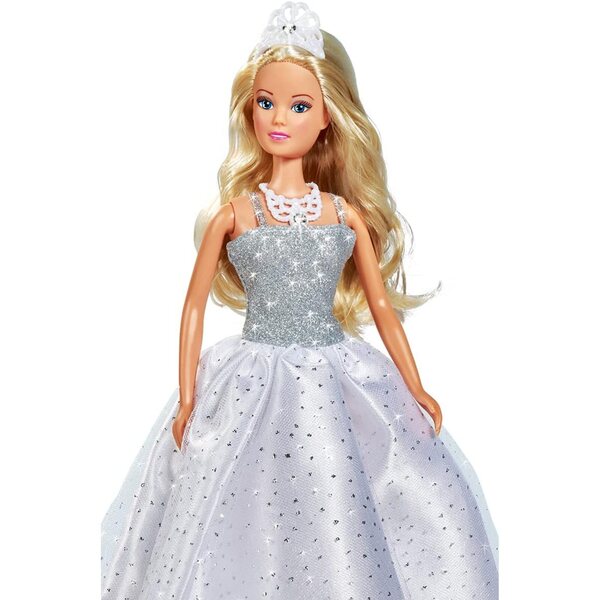 Steffi Love White Dream: Knöchelidepuppe 29cm in Weiß mit Glitzerkleid und Accessoires
