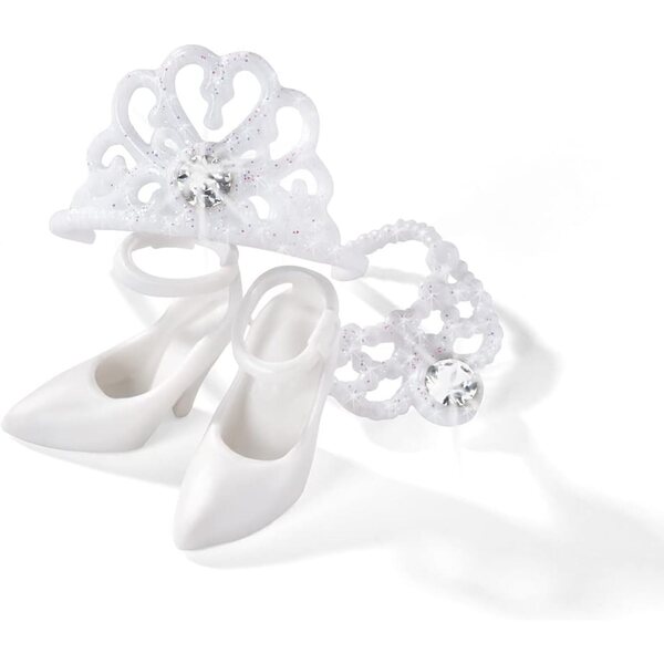 Steffi Love White Dream: Knöchelidepuppe 29cm in Weiß mit Glitzerkleid und Accessoires