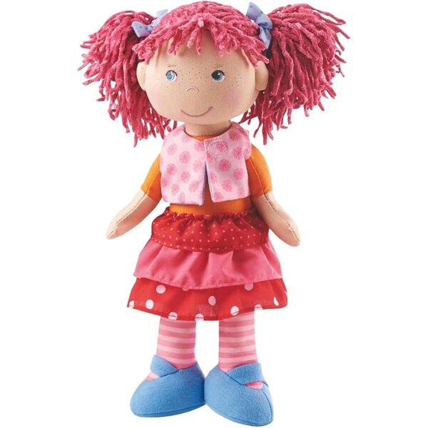 Bambola HABA Lilli-Lou 30 cm in tessuto con vestiti - compagna di giochi ideale a partire da 18 mesi